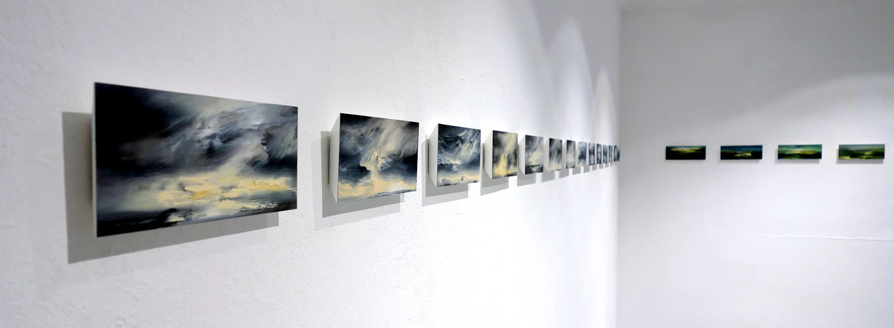 Ausstellungsansicht, Landschaften